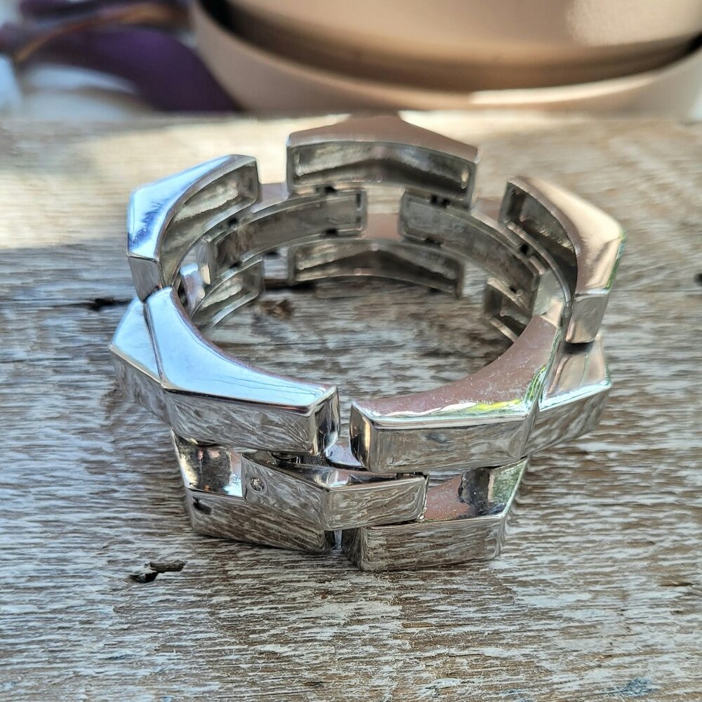 Chunky Silver Stella and Dot Bracelet
